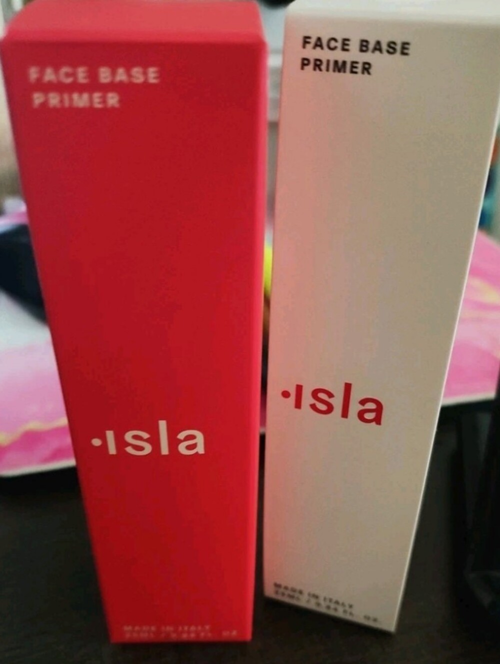 Isla Face Base Primer - Red & White Packaging